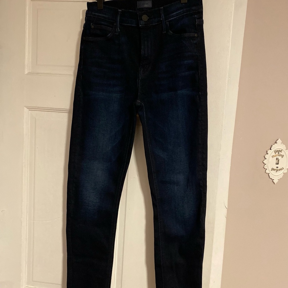 Mother Dazzler ankle jeans size 25 Like new Dark wash